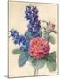 Flowers, Roses and Larkspur-Camile de Chanteraine-Mounted Giclee Print