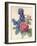 Flowers, Roses and Larkspur-Camile de Chanteraine-Framed Giclee Print