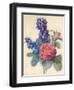 Flowers, Roses and Larkspur-Camile de Chanteraine-Framed Giclee Print