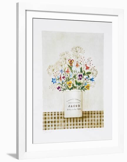 Flowers Rue Jacob-Mary Faulconer-Framed Limited Edition