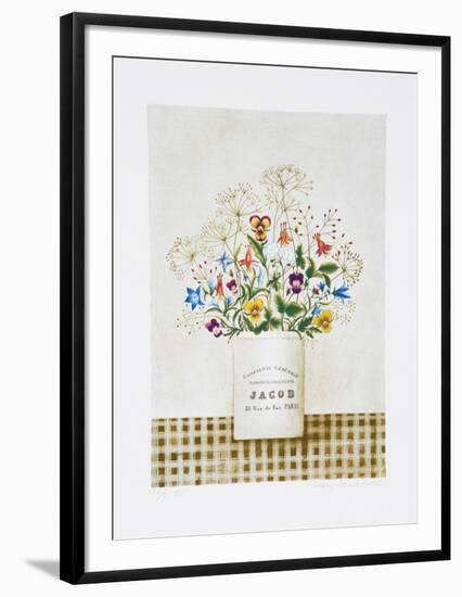 Flowers Rue Jacob-Mary Faulconer-Framed Limited Edition