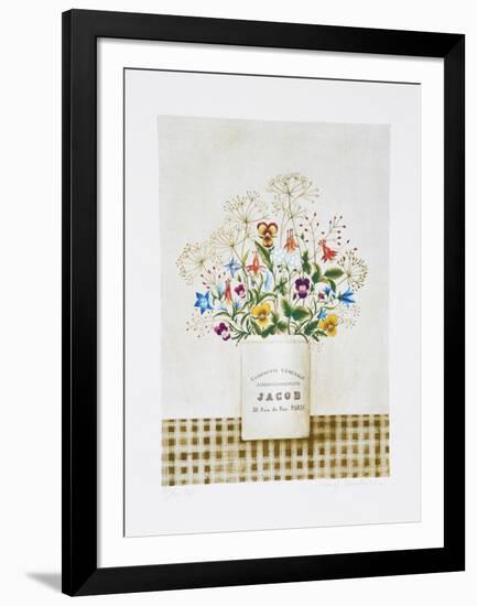 Flowers Rue Jacob-Mary Faulconer-Framed Limited Edition