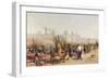 Flowers Sellers on the Banks of the Seine-Gustave Fraipont-Framed Giclee Print