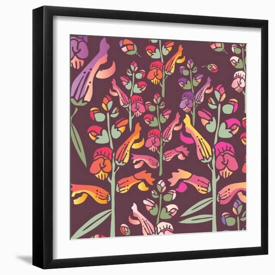 Flowers, Snapdragon Color-Belen Mena-Framed Giclee Print
