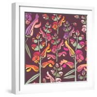 Flowers, Snapdragon Color-Belen Mena-Framed Giclee Print