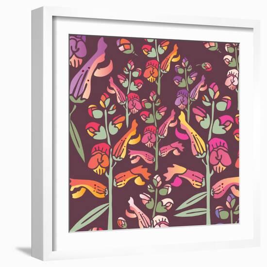 Flowers, Snapdragon Color-Belen Mena-Framed Giclee Print