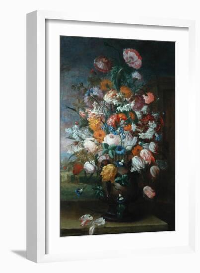 Flowers, Studies with Irises, 1682-Jan van Huysum-Framed Giclee Print