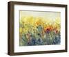 Flowers Sway I-Tim O'toole-Framed Art Print