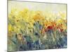 Flowers Sway I-Tim O'toole-Mounted Art Print