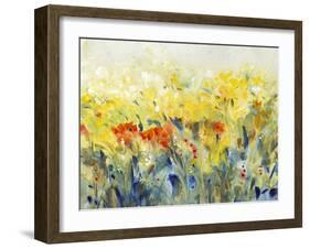 Flowers Sway II-Tim O'toole-Framed Art Print