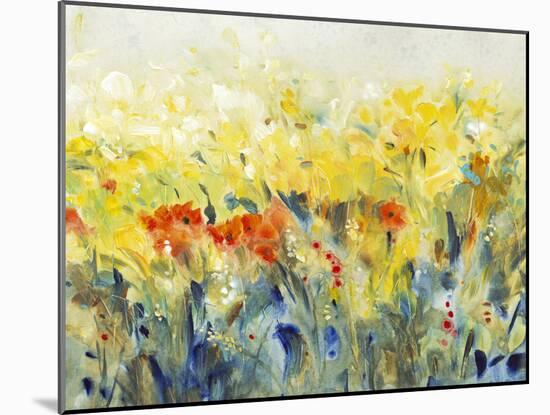 Flowers Sway II-Tim O'toole-Mounted Art Print