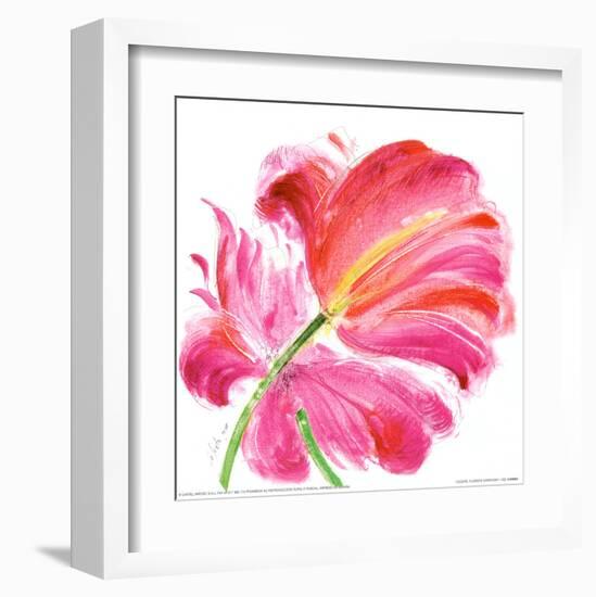 Flowers Symphony I-Celeste-Framed Art Print