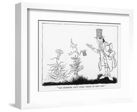 Flowers Talk Back-Arthur Rackham-Framed Art Print