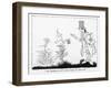 Flowers Talk Back-Arthur Rackham-Framed Art Print