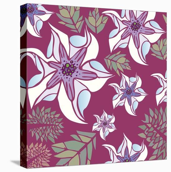 Flowers, Thornapple Color-Belen Mena-Stretched Canvas