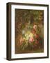Flowers under a Lion Fountain-Austen Henry Layard-Framed Giclee Print