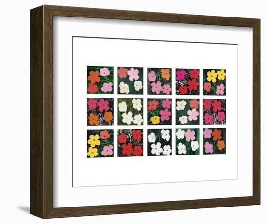 Flowers (various), 1964 - 1970-Andy Warhol-Framed Art Print