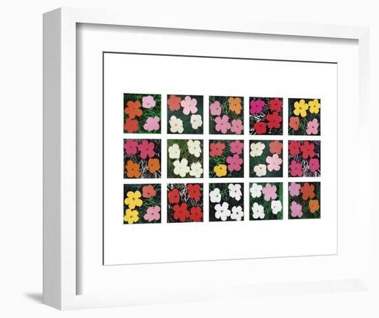 Flowers (various), 1964 - 1970-Andy Warhol-Framed Art Print