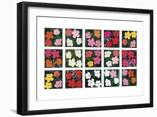 Flowers (various), 1964 - 1970-Andy Warhol-Framed Art Print