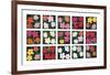 Flowers (various), 1964 - 1970-Andy Warhol-Framed Art Print