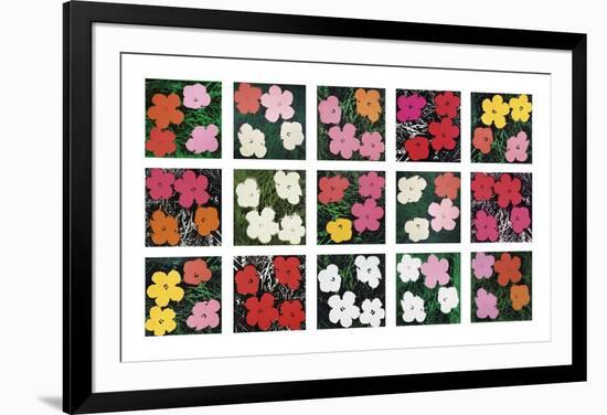 Flowers (various), 1964 - 1970-Andy Warhol-Framed Art Print