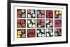 Flowers (various), 1964 - 1970-Andy Warhol-Framed Art Print