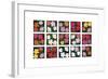 Flowers (various), 1964 - 1970-Andy Warhol-Framed Giclee Print