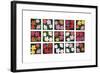 Flowers (various), 1964 - 1970-Andy Warhol-Framed Giclee Print