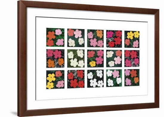 Flowers (various), 1964 - 1970-Andy Warhol-Framed Giclee Print