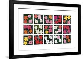 Flowers (various), 1964 - 1970-Andy Warhol-Framed Giclee Print