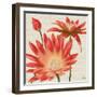 Flowers with Script I-Elizabeth Medley-Framed Art Print