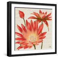 Flowers with Script I-Elizabeth Medley-Framed Art Print