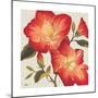 Flowers with Script II-Elizabeth Medley-Mounted Premium Giclee Print