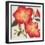 Flowers with Script II-Elizabeth Medley-Framed Art Print