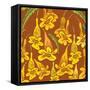 Flowers, Yellow Trumpetbush Color-Belen Mena-Framed Stretched Canvas