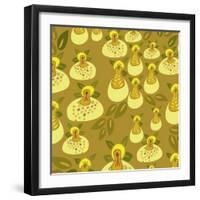 Flowers, Zapatitos Color-Belen Mena-Framed Giclee Print