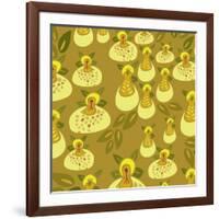 Flowers, Zapatitos Color-Belen Mena-Framed Giclee Print