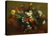 Flowers-Eugene Delacroix-Stretched Canvas