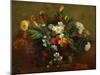 Flowers-Eugene Delacroix-Mounted Premium Giclee Print