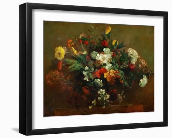 Flowers-Eugene Delacroix-Framed Giclee Print