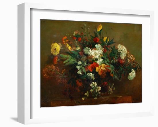 Flowers-Eugene Delacroix-Framed Giclee Print