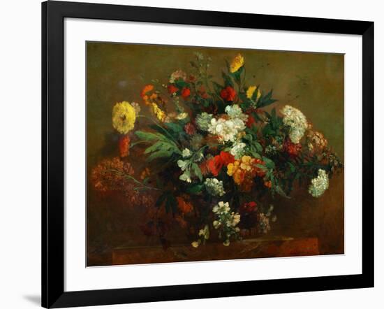 Flowers-Eugene Delacroix-Framed Giclee Print