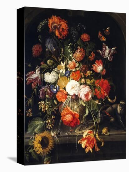 Flowers-Jan van Huysum-Stretched Canvas