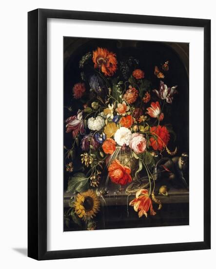 Flowers-Jan van Huysum-Framed Premium Giclee Print