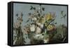 Flowers-Francesco Guardi-Framed Stretched Canvas