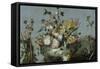 Flowers-Francesco Guardi-Framed Stretched Canvas
