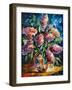 Flowers-Leonid Afremov-Framed Art Print