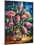 Flowers-Leonid Afremov-Mounted Art Print