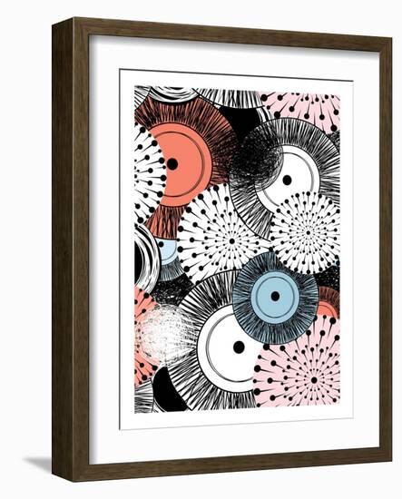 Flowers-null-Framed Art Print