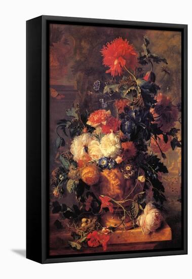 Flowers-Berthe Morisot-Framed Stretched Canvas